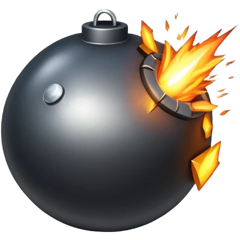 bomb emoji