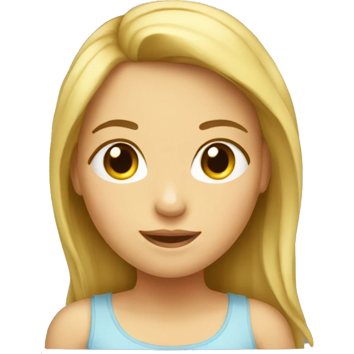 Girl in glas emoji