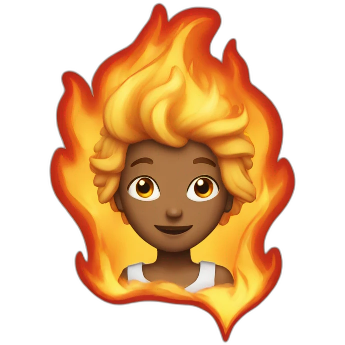 Love on fire emoji