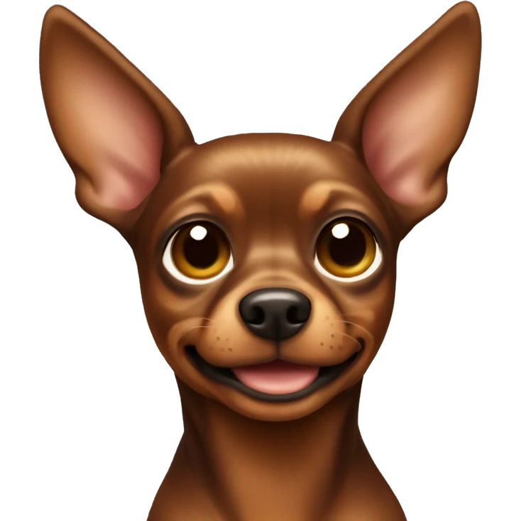brown toy terrier emoji