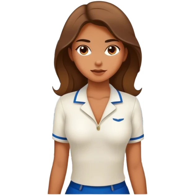 Niña en yate  emoji