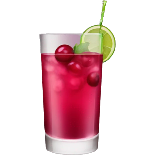 cranberry vodka drinks  emoji