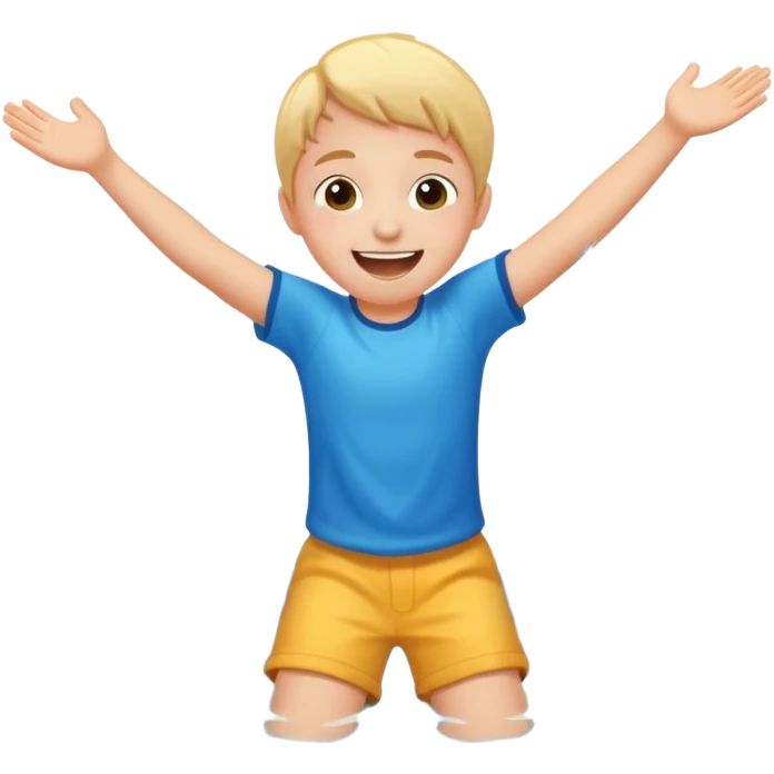 child falls in fountain emoji