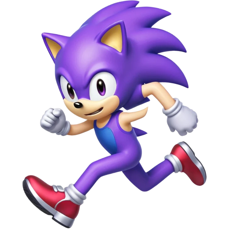 glitter purple sonic emoji