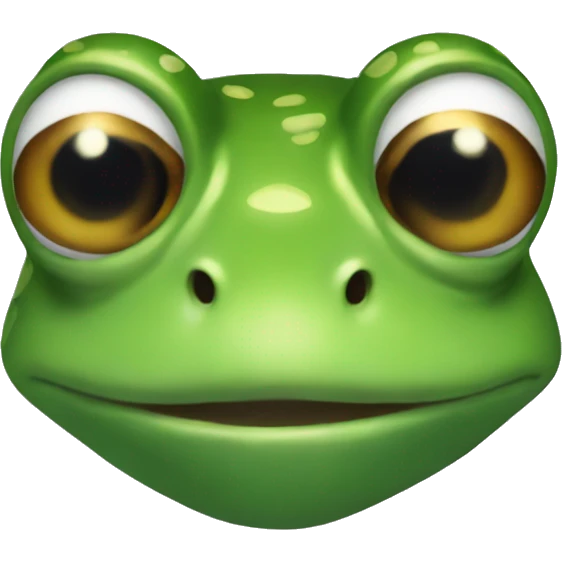 Frog head nod emoji