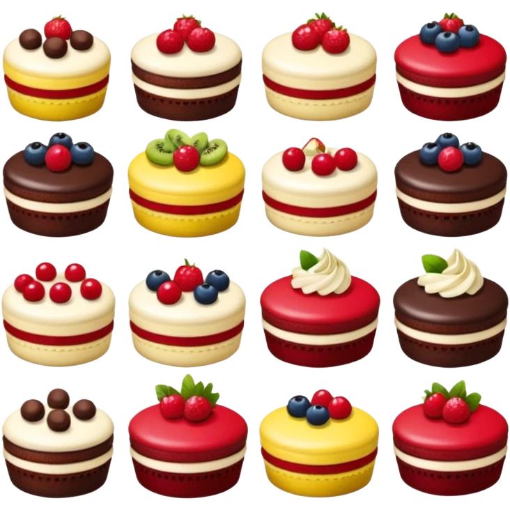 buffet desserts emoji