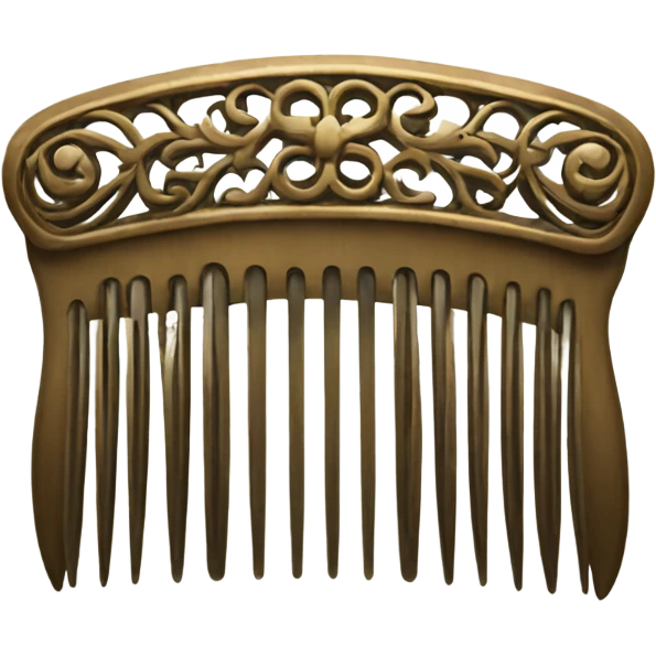antique comb emoji