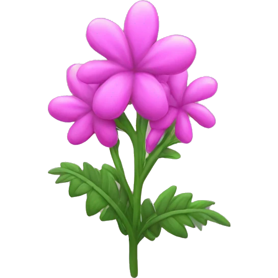 pink weed plant emoji