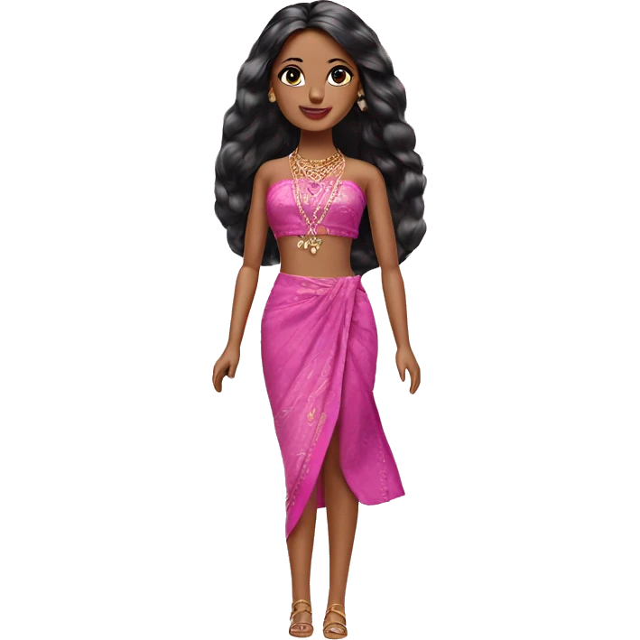 indian barbie doll emoji