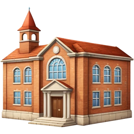 school building emoji