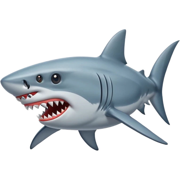 Shark with a blunt in its mouth emoji