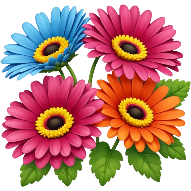 Gerberas emoji