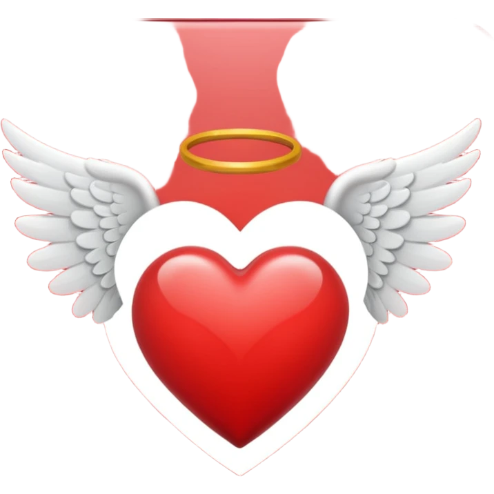 heart with angel wings emoji