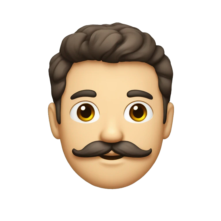 moreno con pelo piel clara bigote con ojos verdes con morena de piel trigueña con ojos avellana emoji