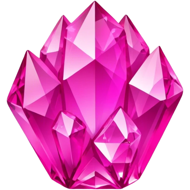 neon pink crystals
 emoji