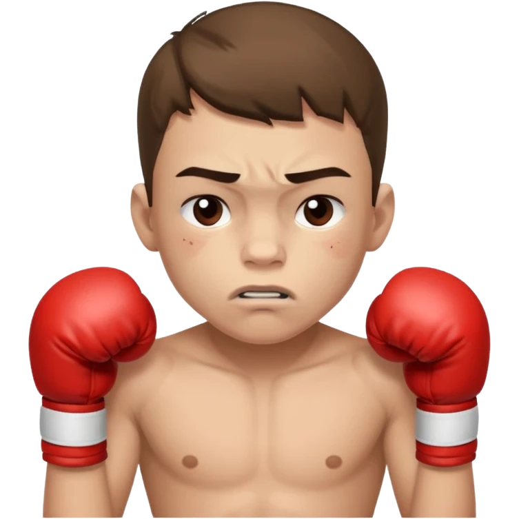 young boy professional boxer knocked out cold emoji