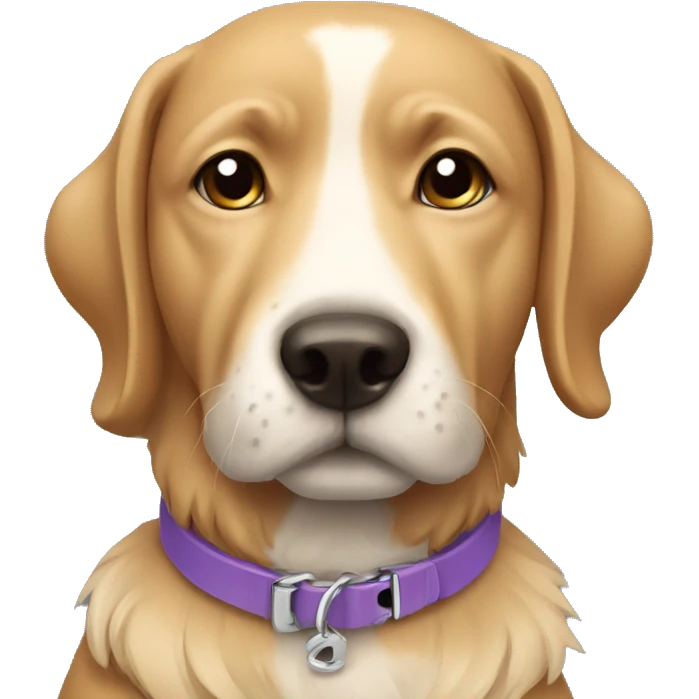 Dog with collar emoji