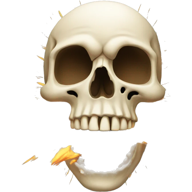skull emoji exploding emoji