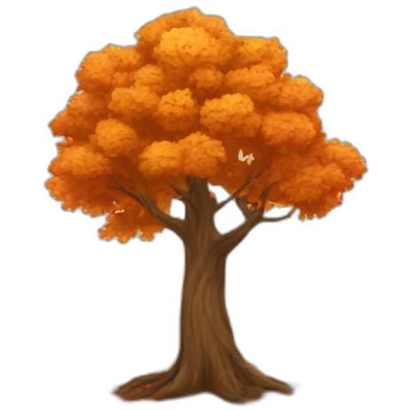 autumn tree gif emoji