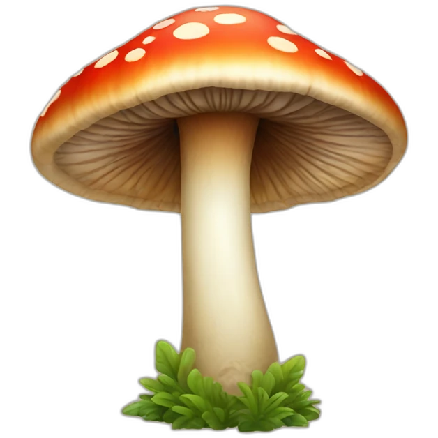 vibrant mushroom emoji