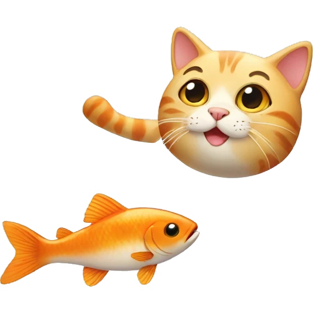 cat & fish emoji