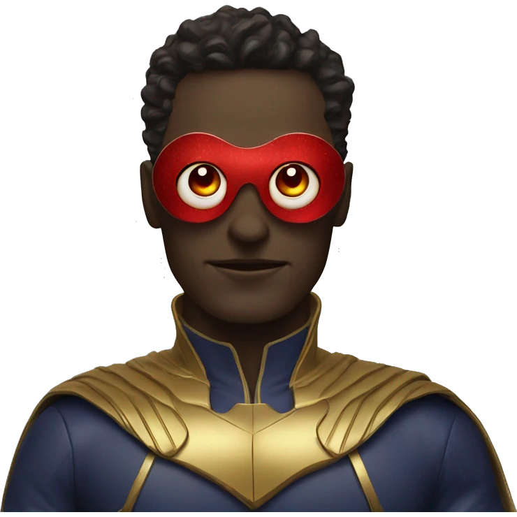 homelander with laser red eyes emoji