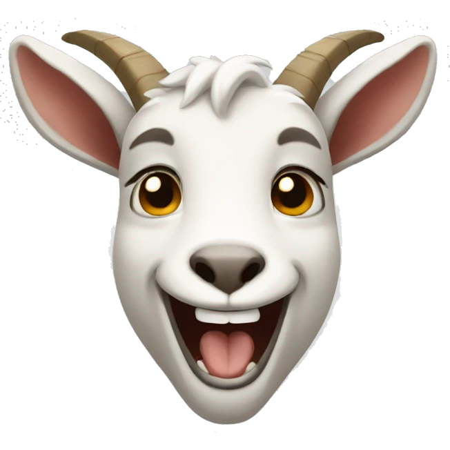 goat laugh emoji