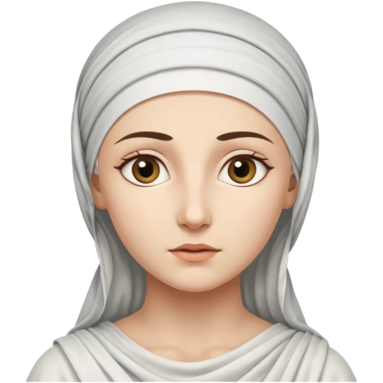 ancient greek woman with head covering emoji