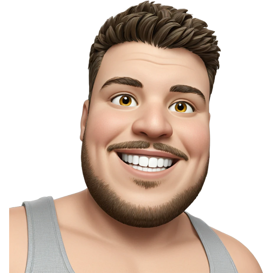 smiling boy in tank top emoji