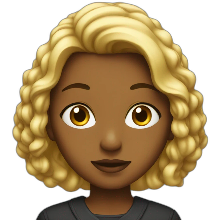 Judging girl emoji