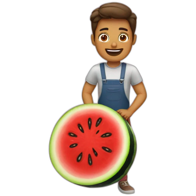 watermelon bbq emoji