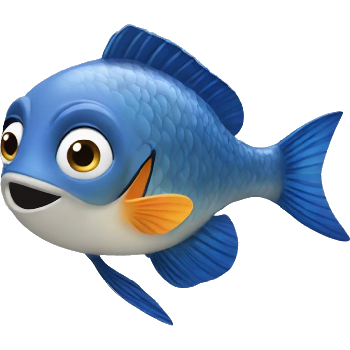 Create a lori fish emoji from Nemo emoji