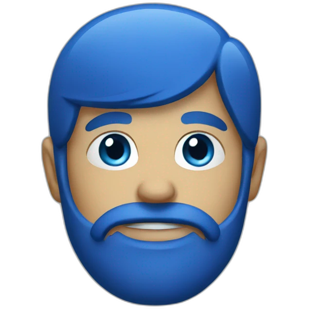 blue emoji