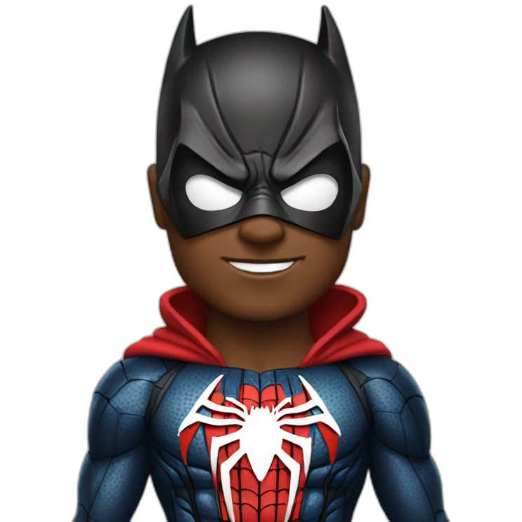 spiderman batman emoji
