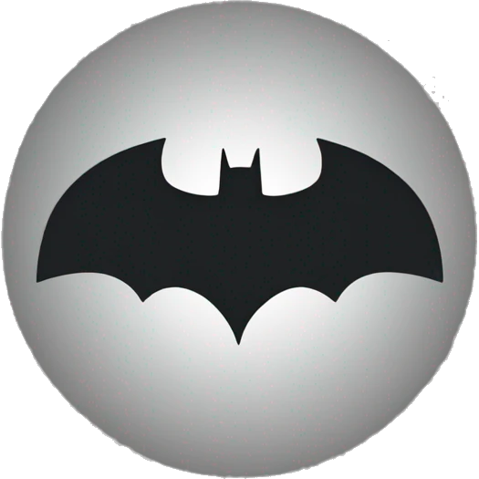 Batman logo emoji