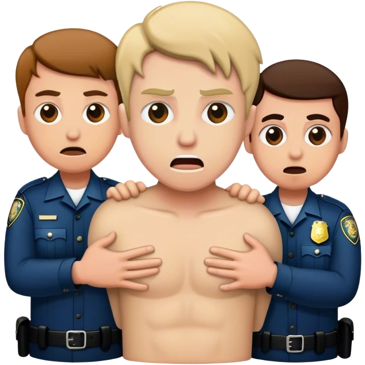 getting arrested emoji