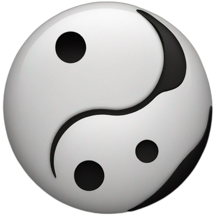 ying yang emoji