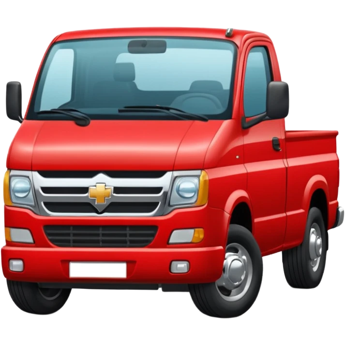 A new red truck with a "TIR" plate emoji
