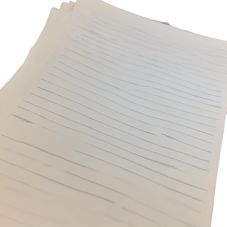 stack of student papers emoji
