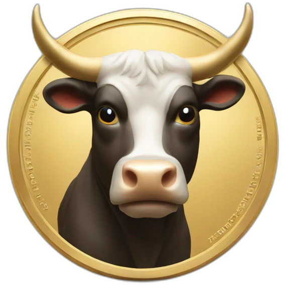 Bull coin emoji