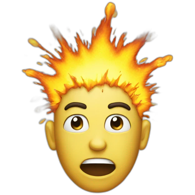exploding head emoji emoji
