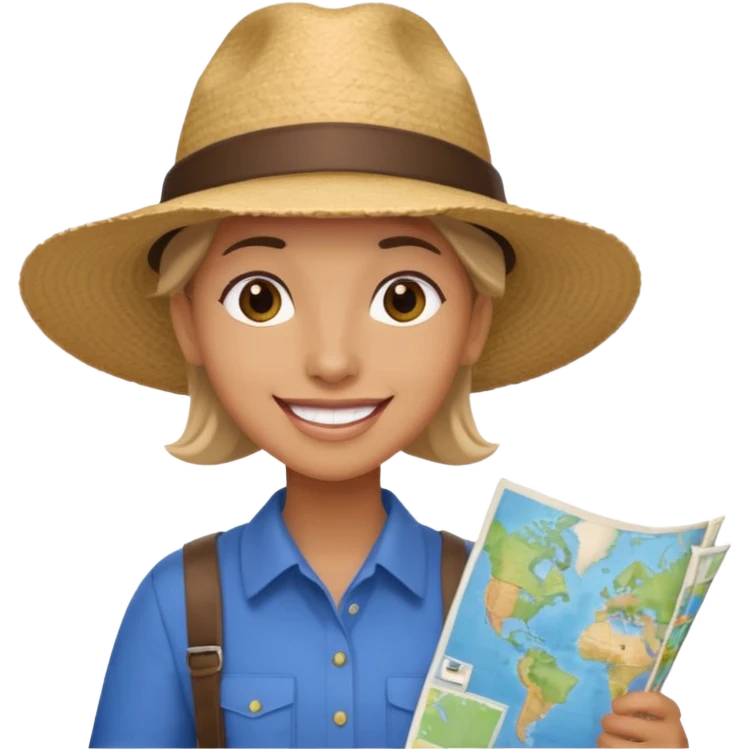tour guide in USA emoji