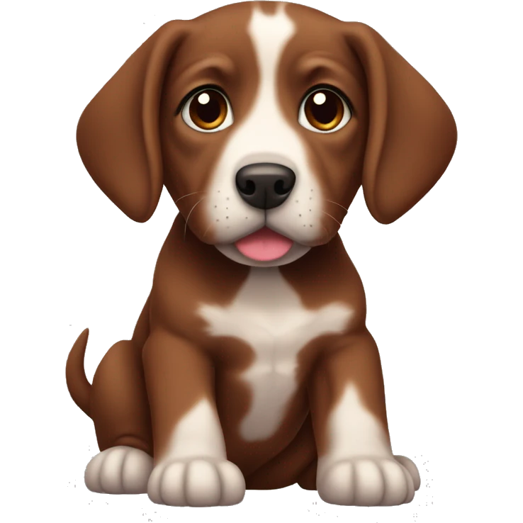 Bordeaux dog puppy emoji