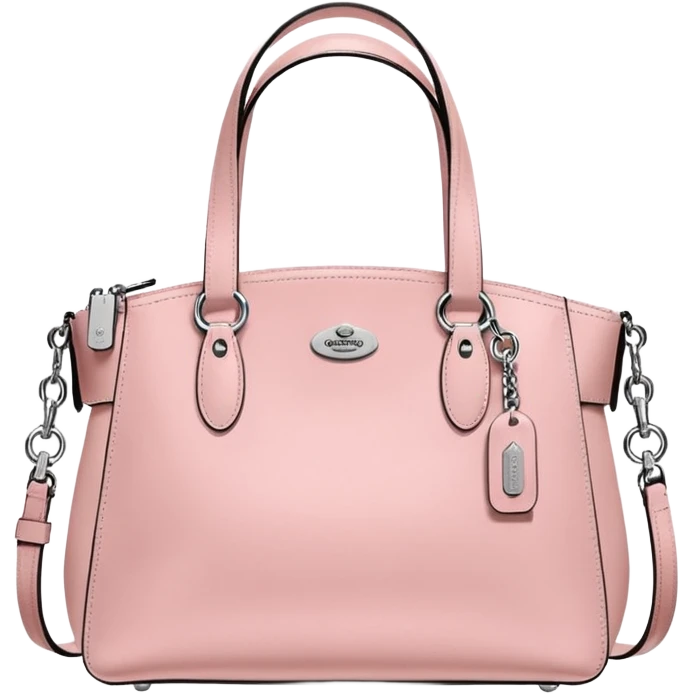 coach bag color pink emoji