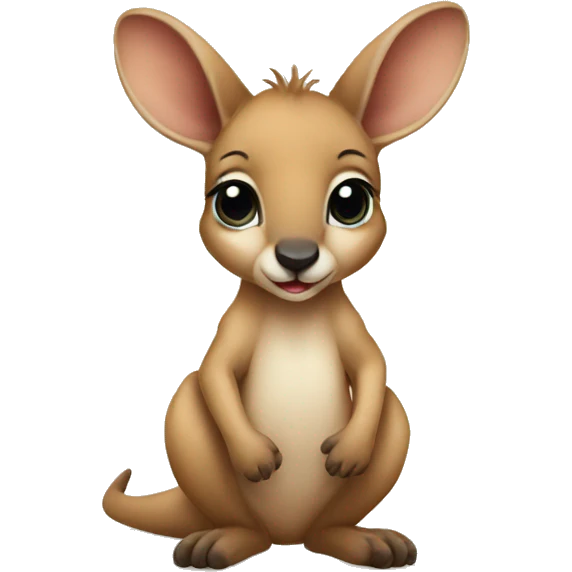Baby kangaroo  emoji
