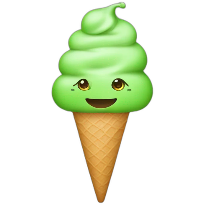 ice cream green emoji