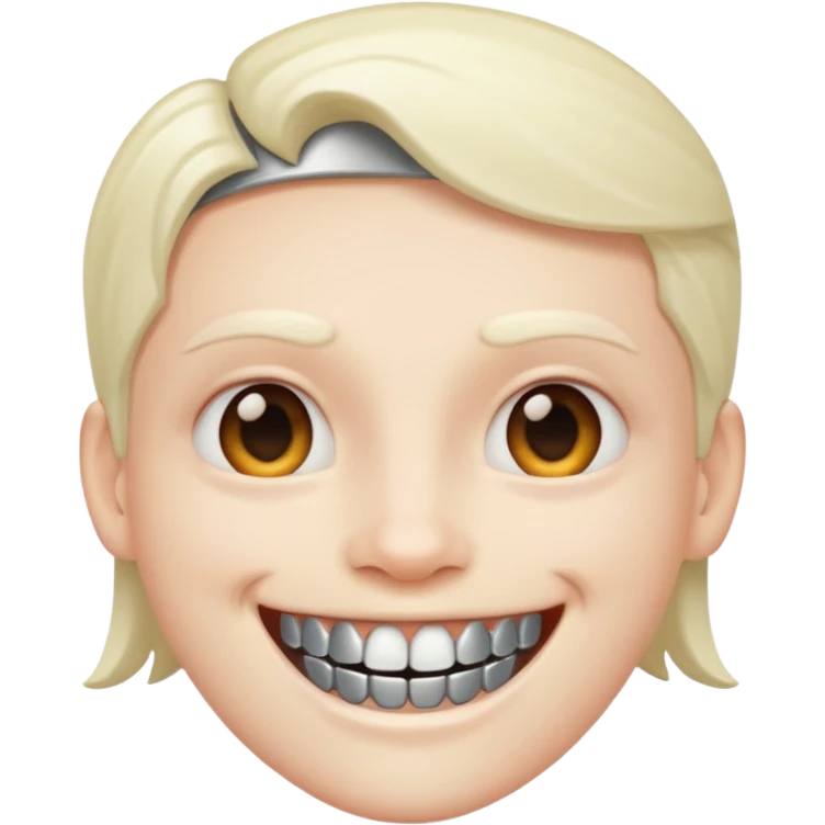 smiling with metal teetg emoji