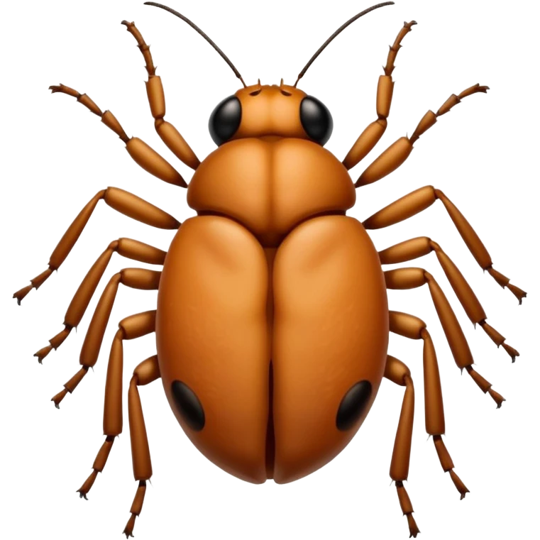 bug with a human butt showing it to the camera emoji