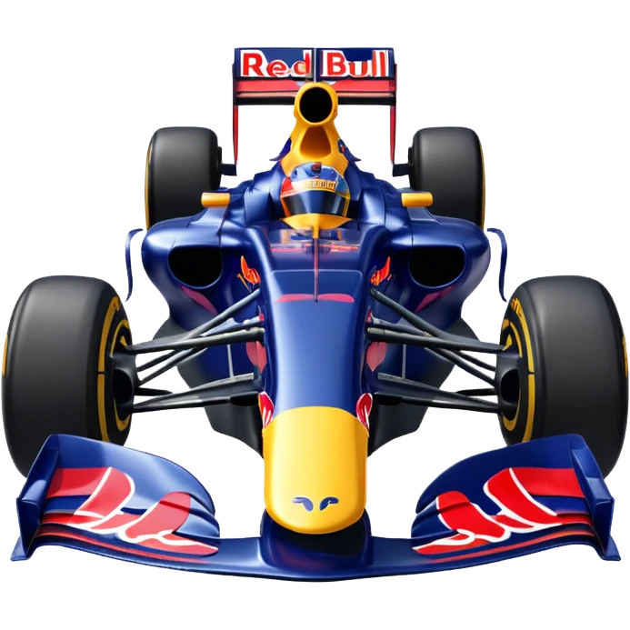a 2010 Red Bull Formula 1 car emoji