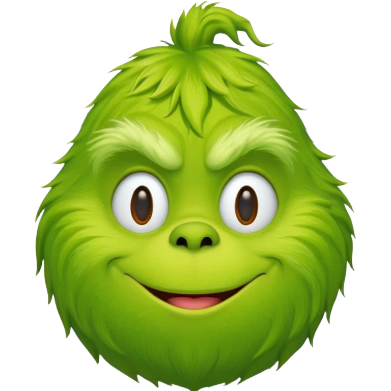 Grinch circle emoji